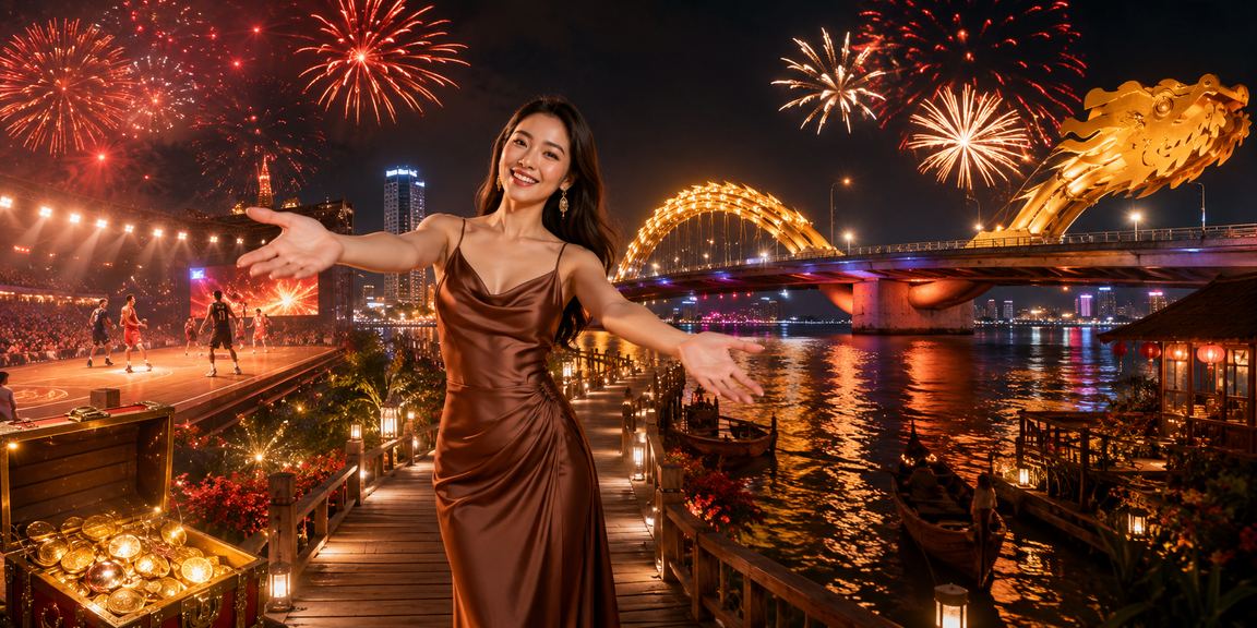Người dùng tại Đà Nẵng xem trực tiếp trận bóng rổ và đặt cược qua điện thoại tại quán cà phê