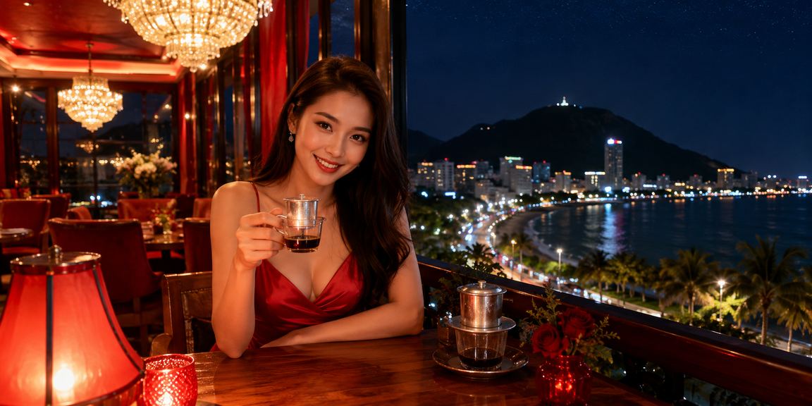 Người dùng tại Vũng Tàu xem kết quả đặt cược tại quán cà phê ven biển